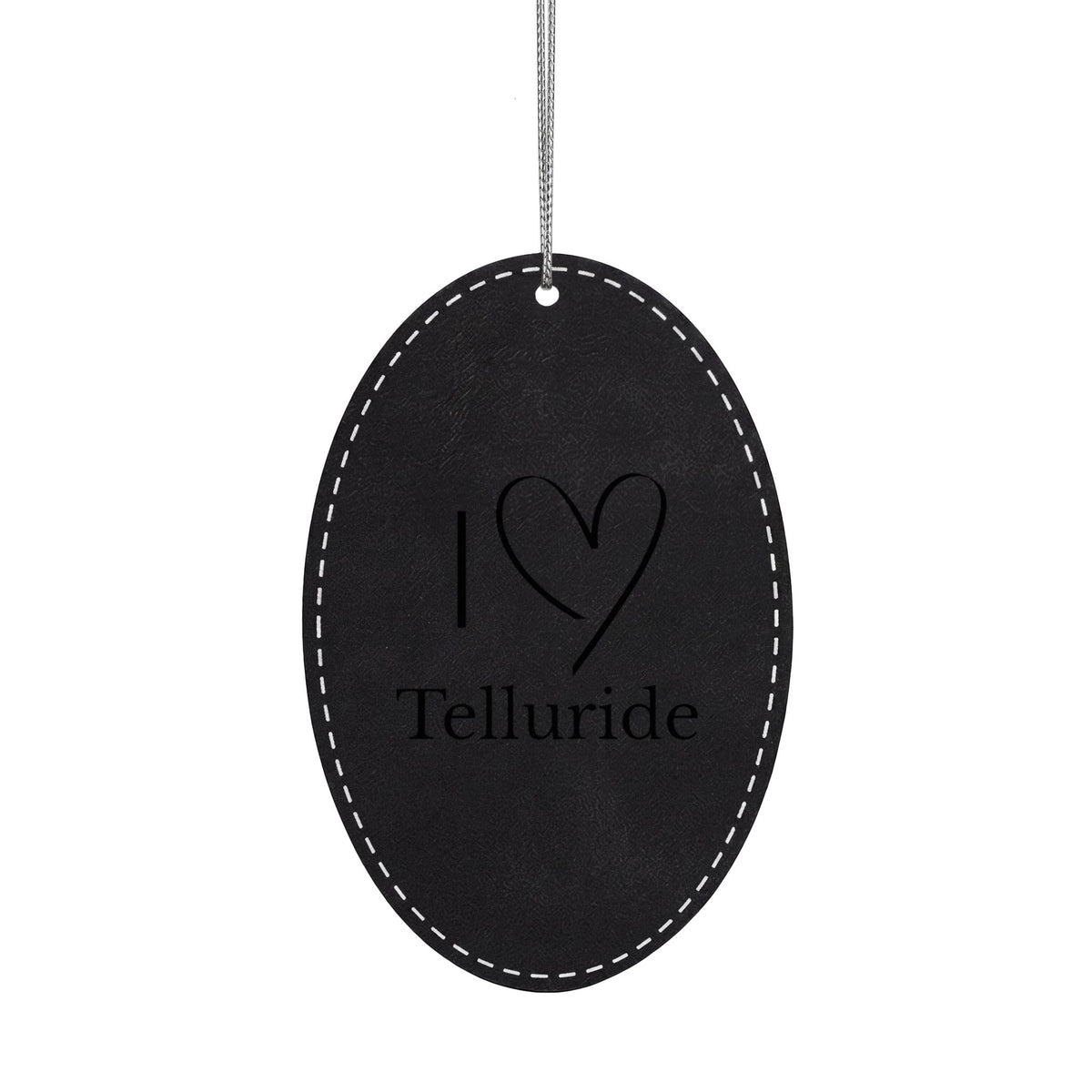 Leatherette Ornament, 3 Shapes (Engraving)