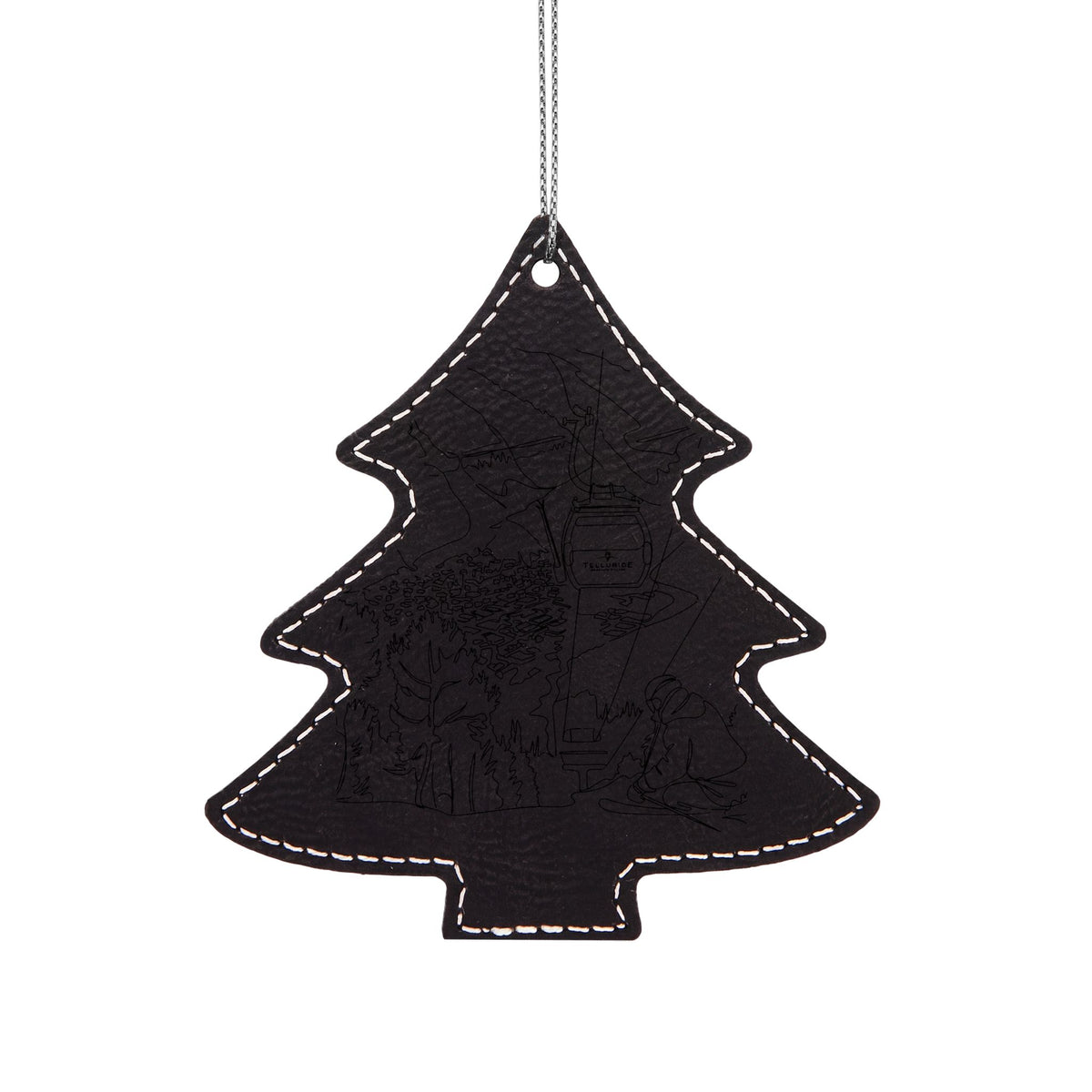 Leatherette Ornament, 3 Shapes (Engraving)