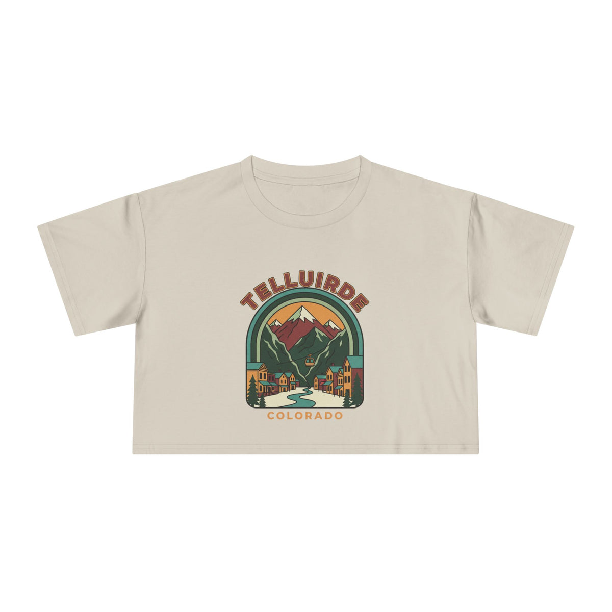 Telluride Colorado Crop Tee