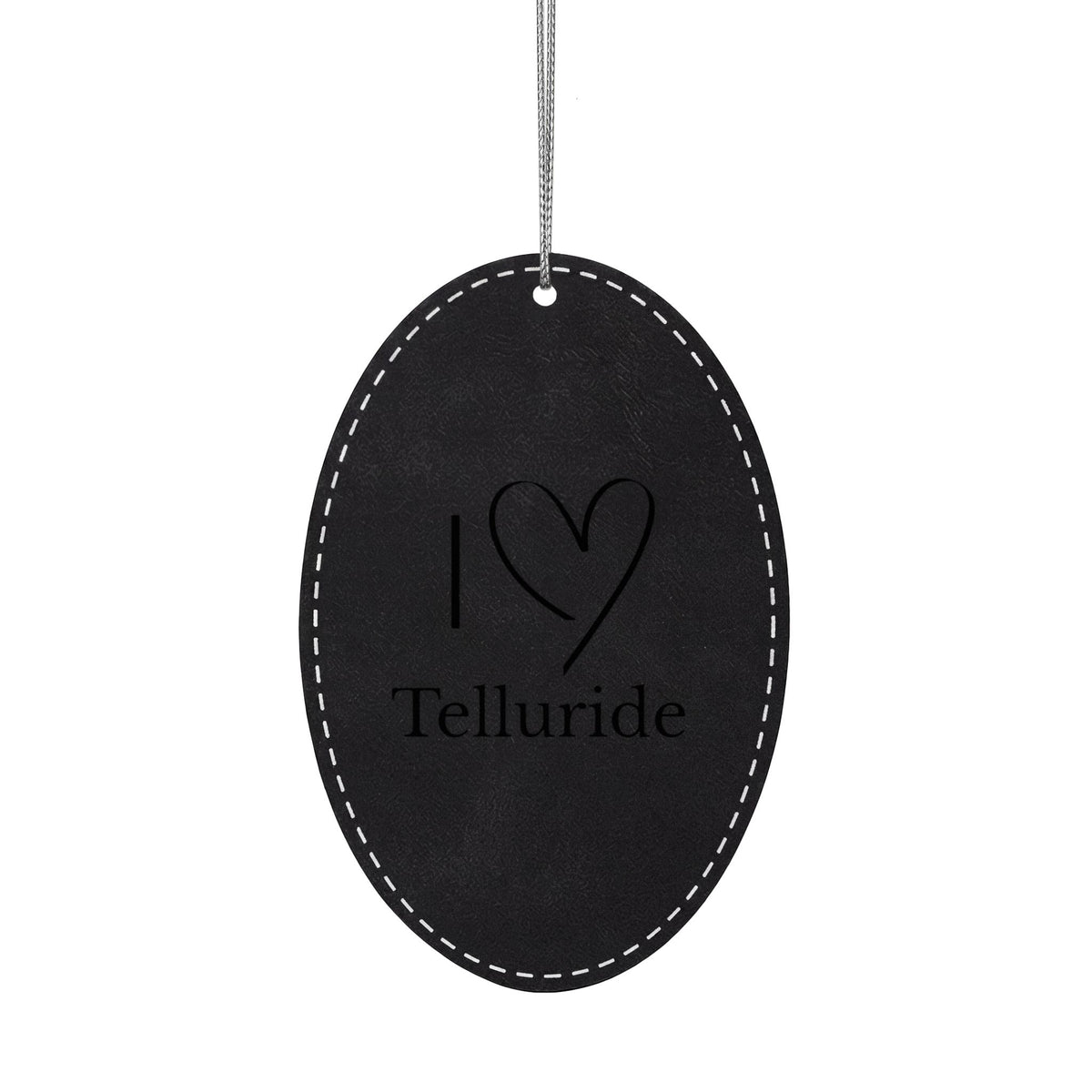 Leatherette Ornament, 3 Shapes (Engraving)