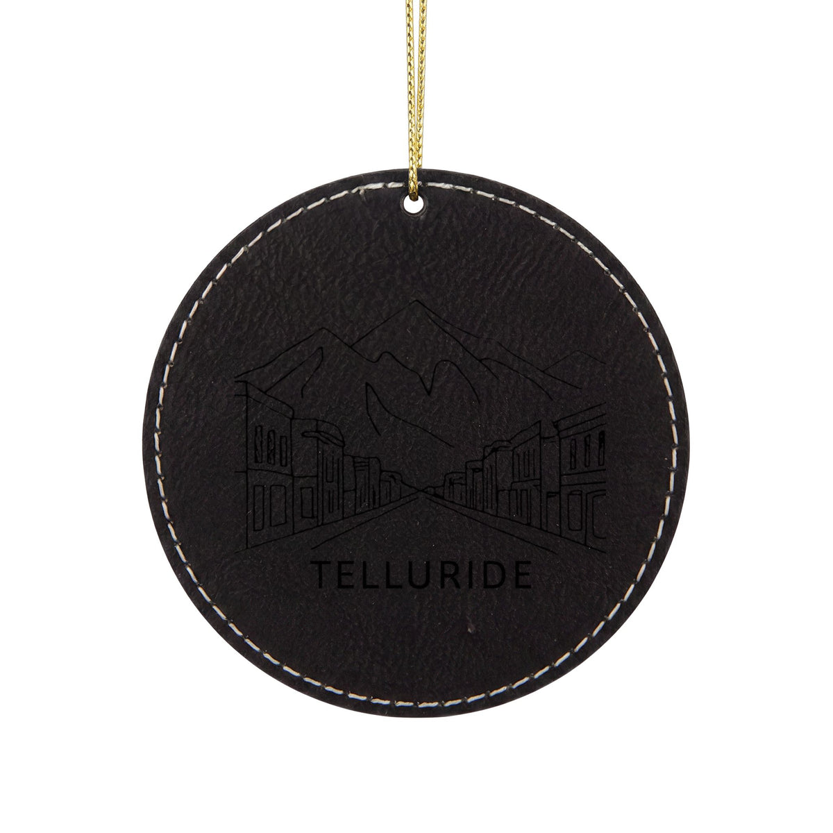 Leatherette Ornament, 3 Shapes (Engraving)