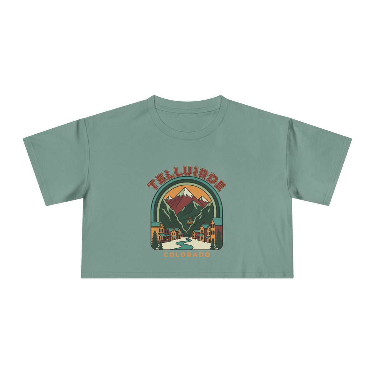 Telluride Colorado Crop Tee