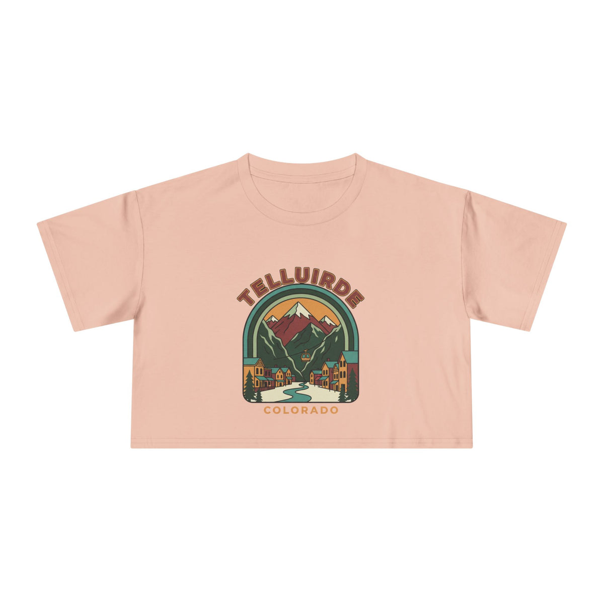 Telluride Colorado Crop Tee