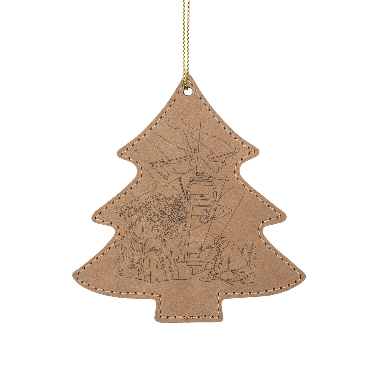 Leatherette Ornament, 3 Shapes (Engraving)