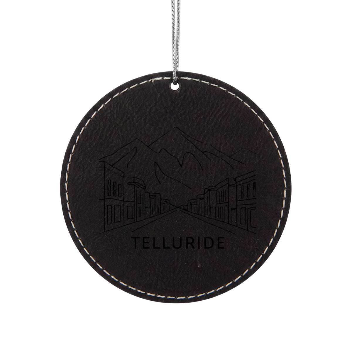 Leatherette Ornament, 3 Shapes (Engraving)