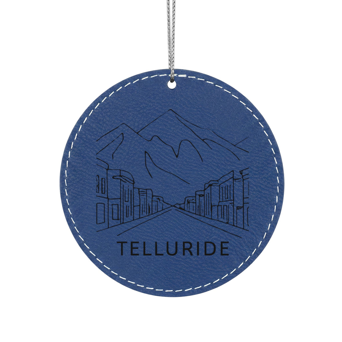 Leatherette Ornament, 3 Shapes (Engraving)