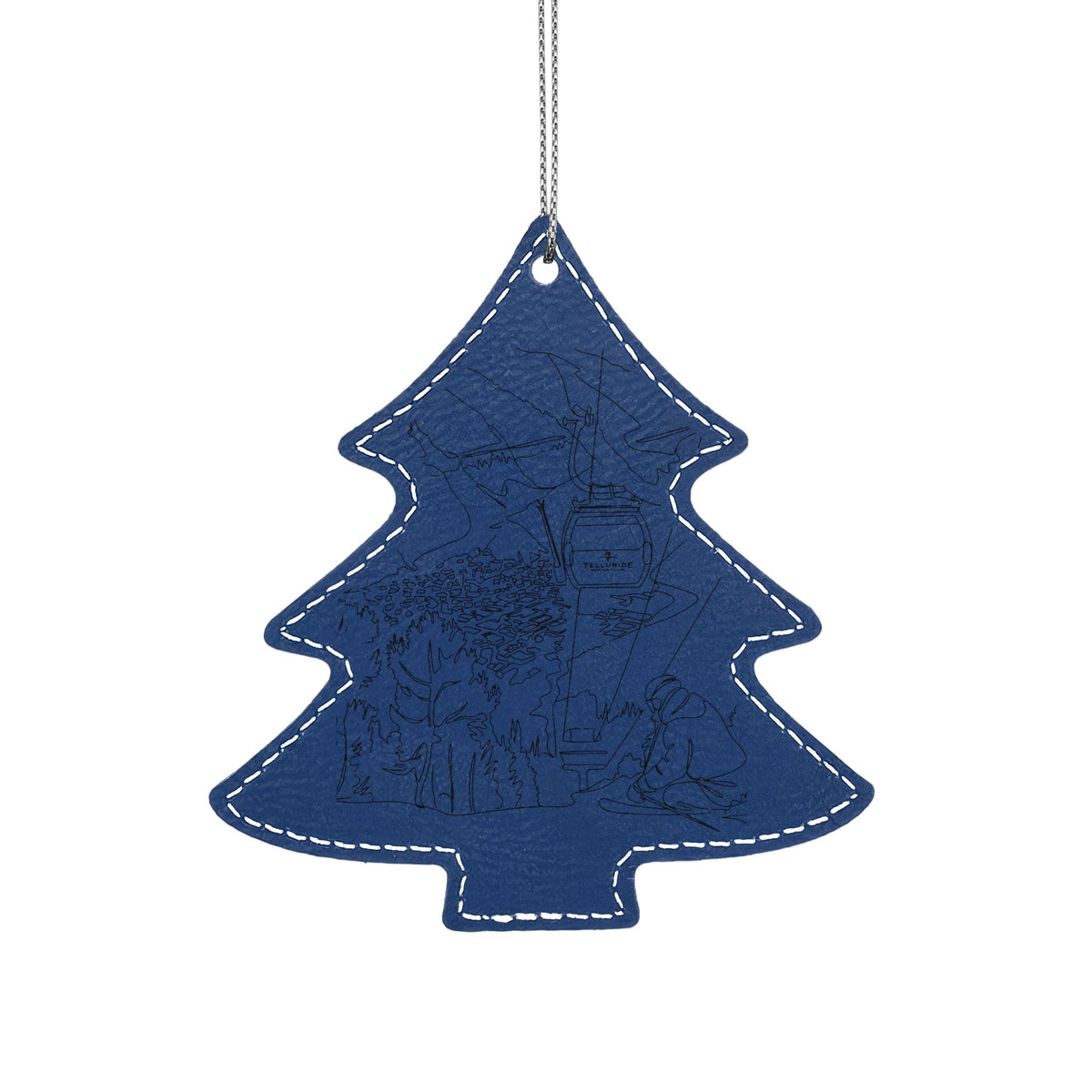 Leatherette Ornament, 3 Shapes (Engraving)