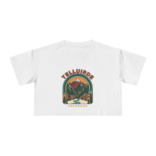 Telluride Colorado Crop Tee