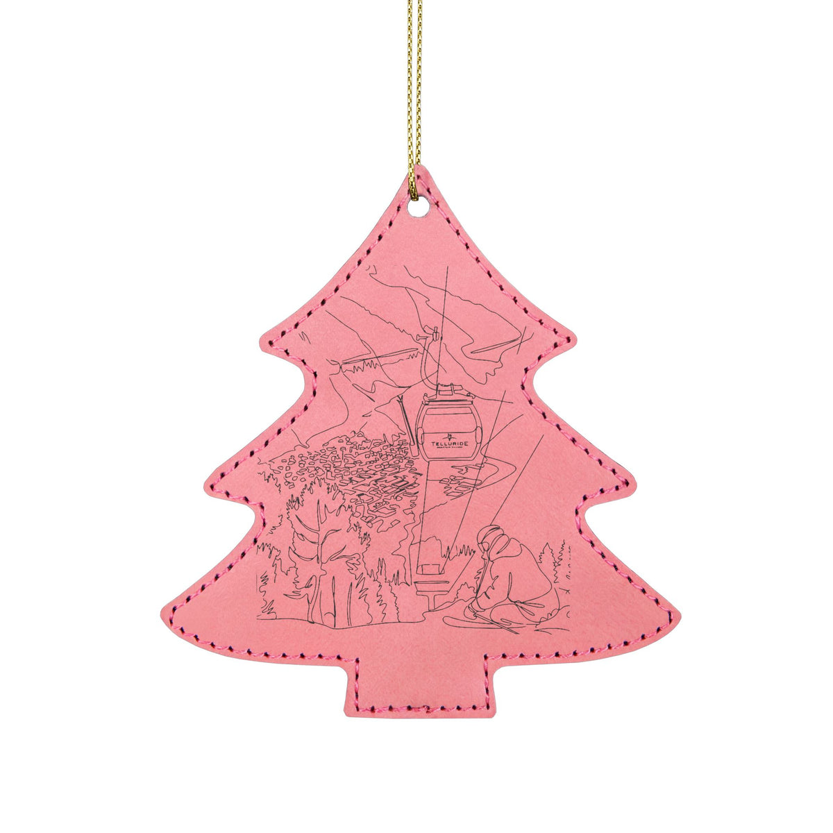 Leatherette Ornament, 3 Shapes (Engraving)