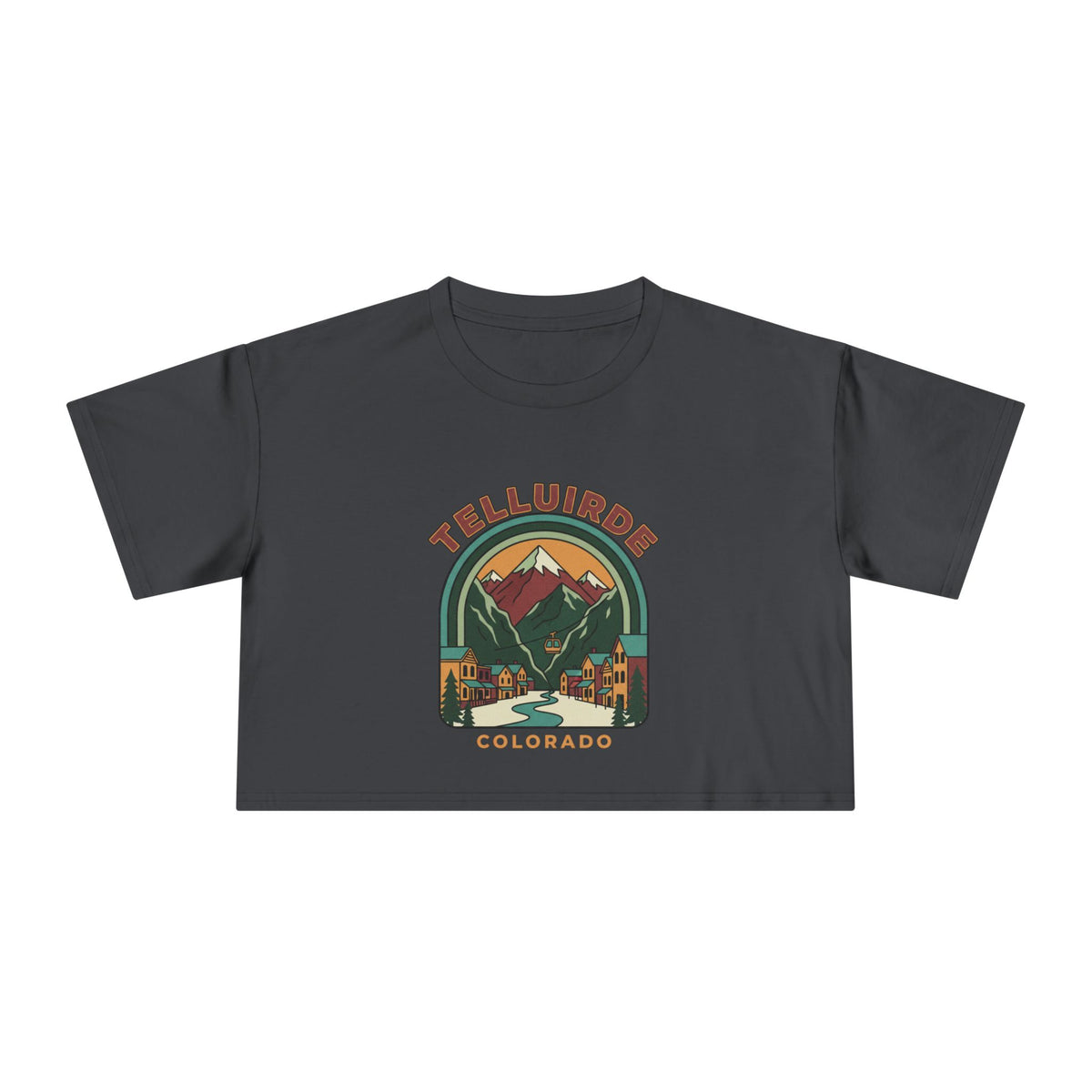 Telluride Colorado Crop Tee