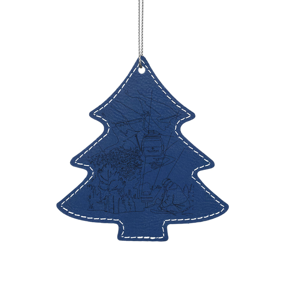 Leatherette Ornament, 3 Shapes (Engraving)