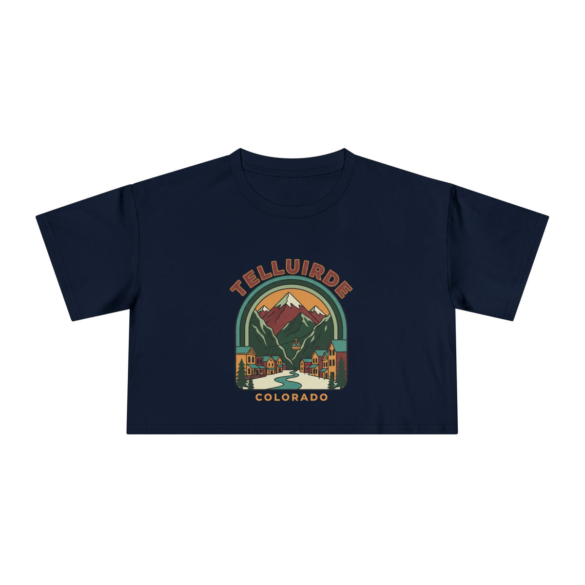 Telluride Colorado Crop Tee