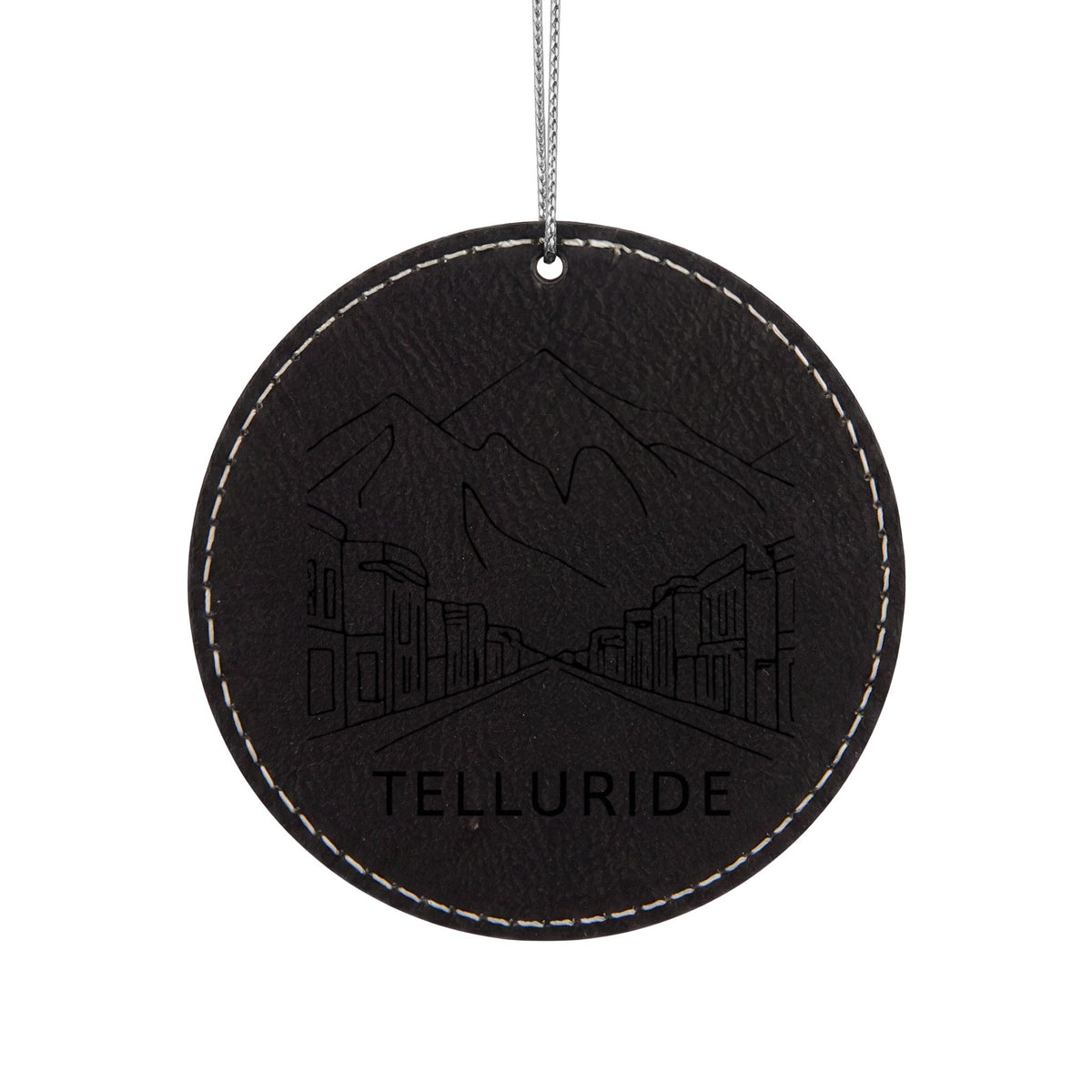 Leatherette Ornament, 3 Shapes (Engraving)