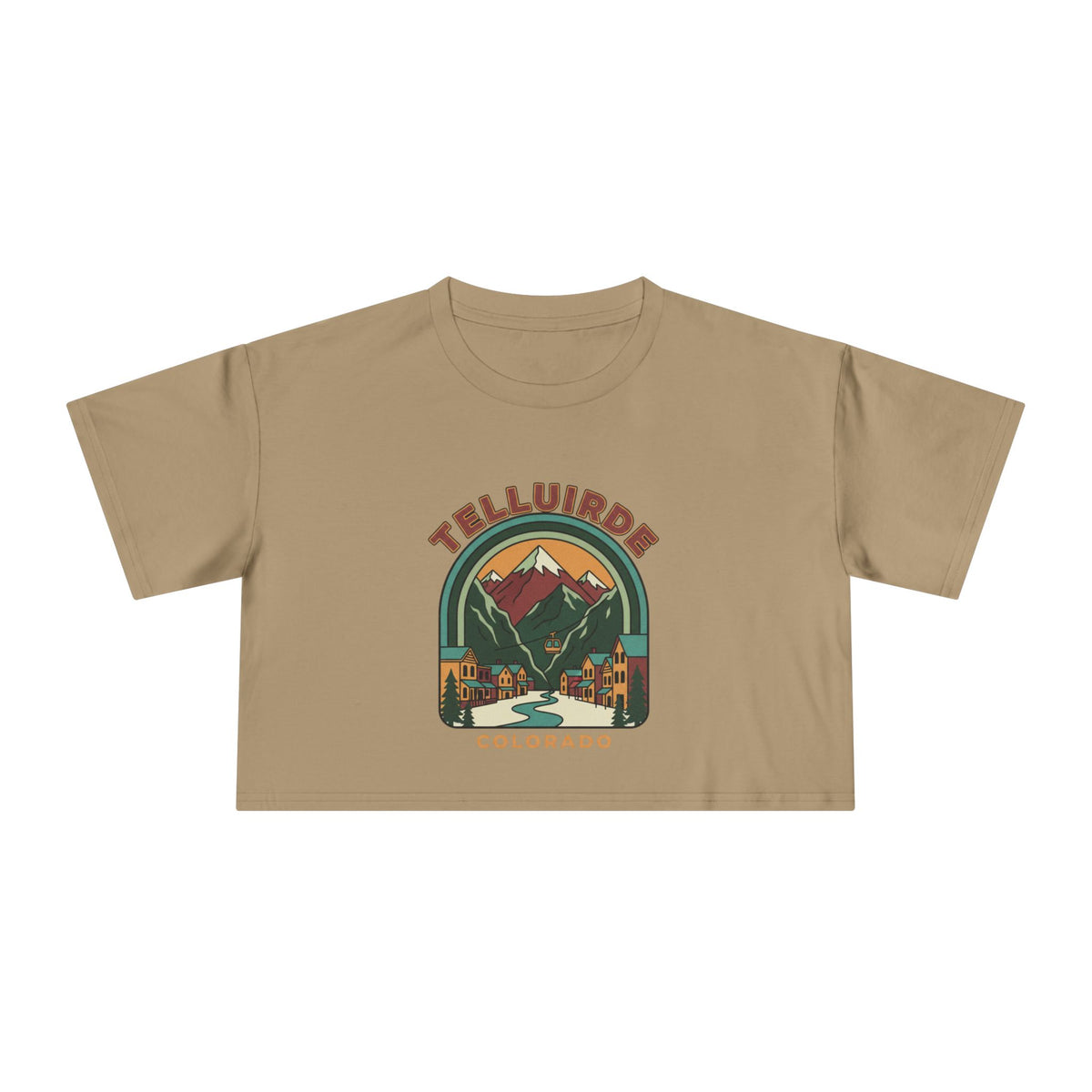 Telluride Colorado Crop Tee