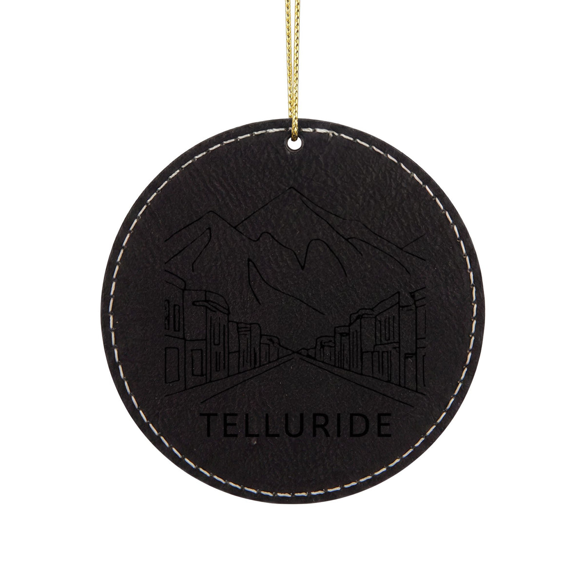 Leatherette Ornament, 3 Shapes (Engraving)